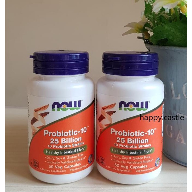 Now Foods Probiotic-10 Probiotic 10 25 Billion 50 Veg Probiotik