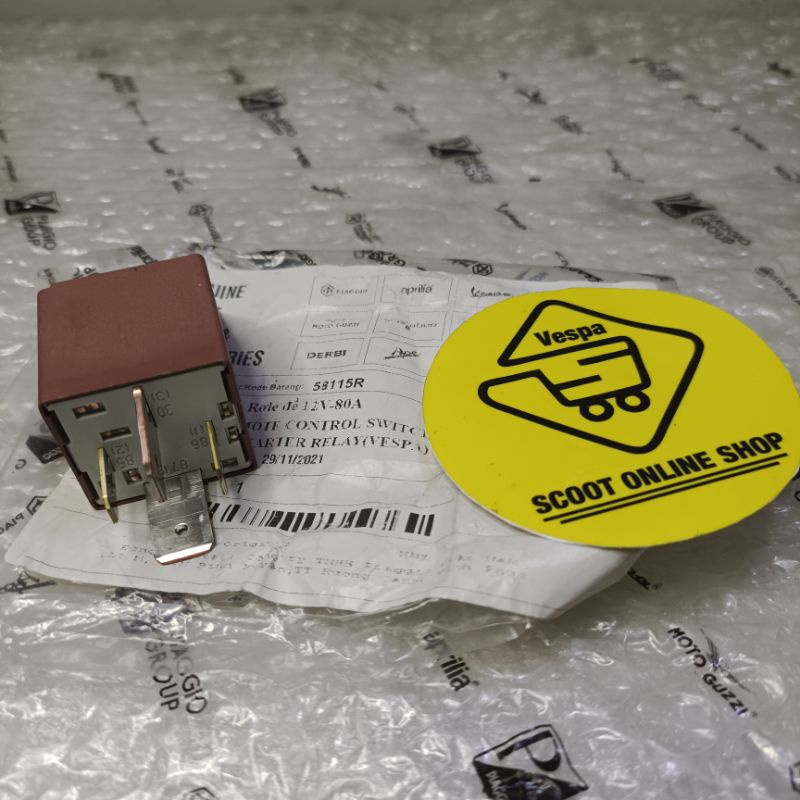 RELAY STARTER ORIGINAL VESPA MATIC 2V/3V-1