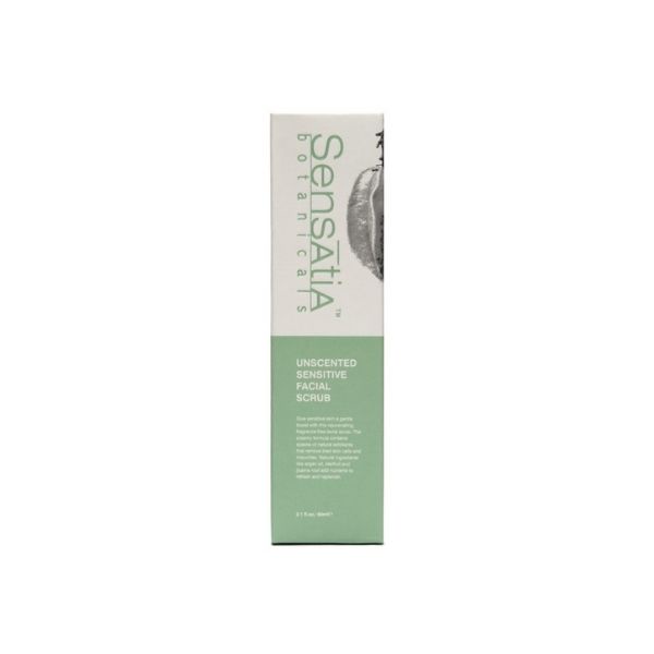 Sensatia Botanicals Unscented Sensitive Facial Scrub - 60ml