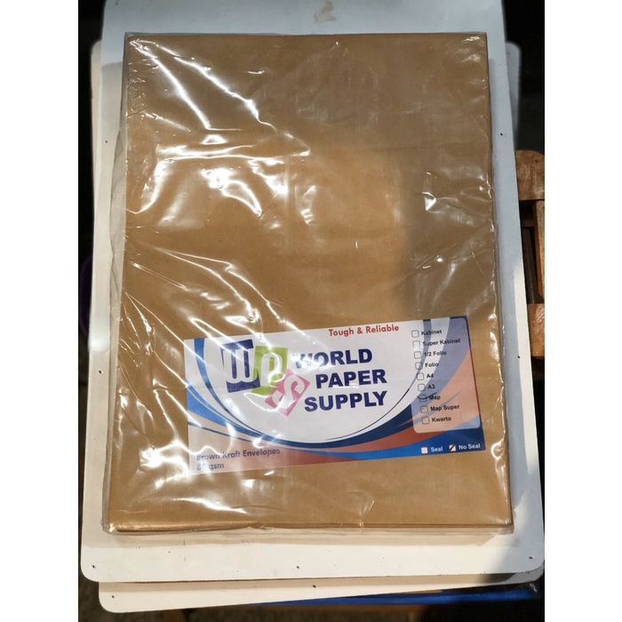 

Spesial Amplop Coklat Ukuran Map 28X36Cm Bergaransi