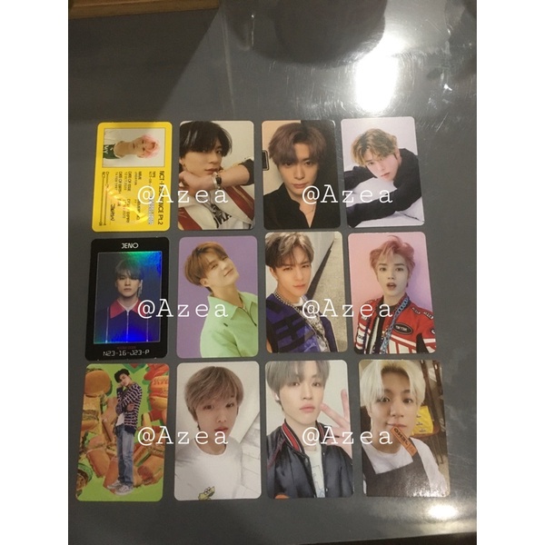 (NCT) Photocard official taeyong 1st player jaehyun mark jeno jaemin jisung chenle