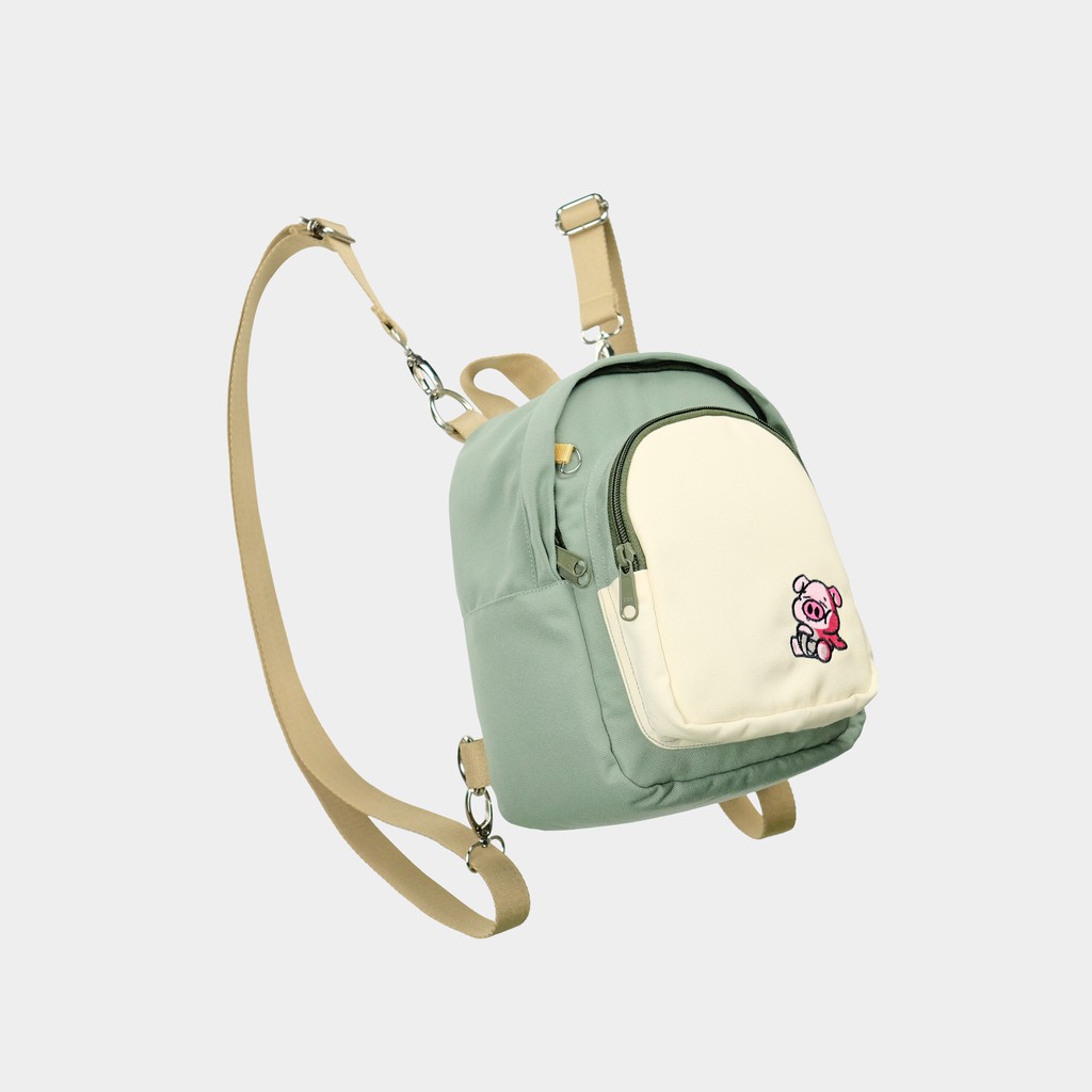 CRSL Frank Bag | Choose Characters | Mini Ransel 3 in 1-Pigko | Green Sage
