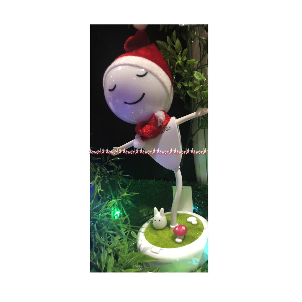 Eglare Night Lamp Lampu Tidur Christmas Elf Patung Natal Nightlamp Christmast