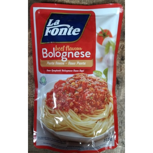 

La Fonte Bolognese 315 gram La Fonte pasta souce bolognese