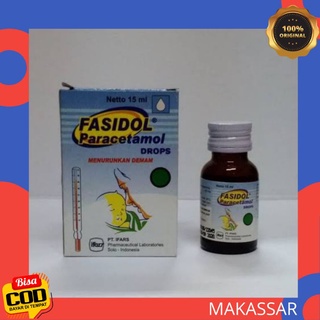 Fasidol (paracetamol)drop Pereda Demam untuk bayi usia 0-2 tahun 15ml