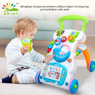 Image of [Shiyan] mainan bayi dorong baby push walker dengan mainan anak latihan jalan bahan aman dan kuat