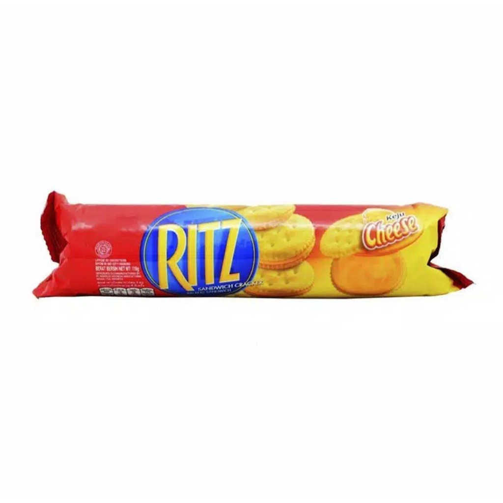 RITZ Sandwich Cracker Cheese / Coklat Krekers Keju 118 Gram