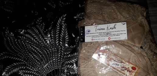 Ori Tille Batik Couple Brukat Tulle Silvia Arca Selendang