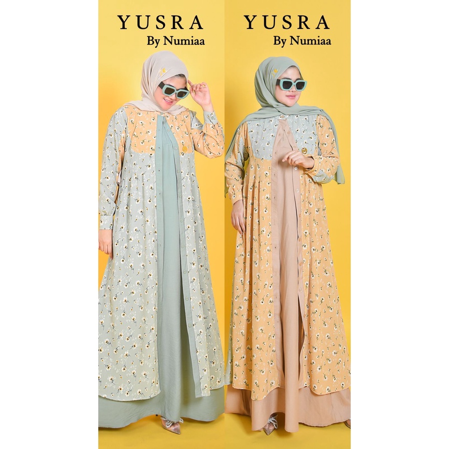YUSRA DRESS BY NUMIA ORIGINAL TERBARU