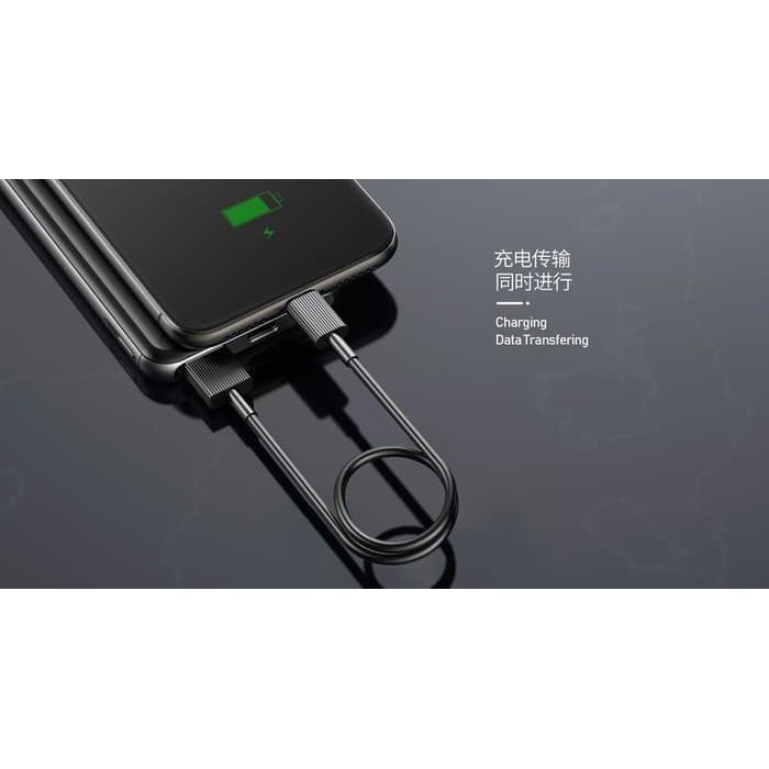 Remax Chaino Kabel Data Charger Lightning 30cm Fast Charging - RC-120i