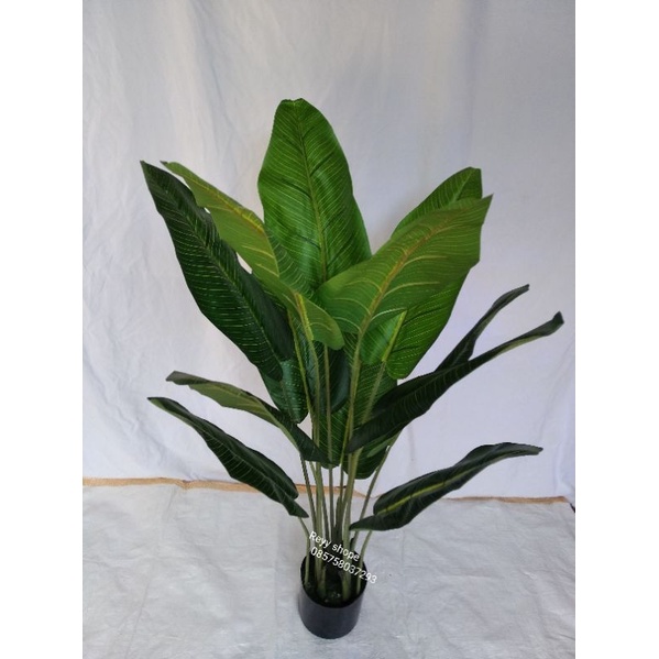 bunga hias/bunga hias plastik/pohon pisang tinggi 120cm