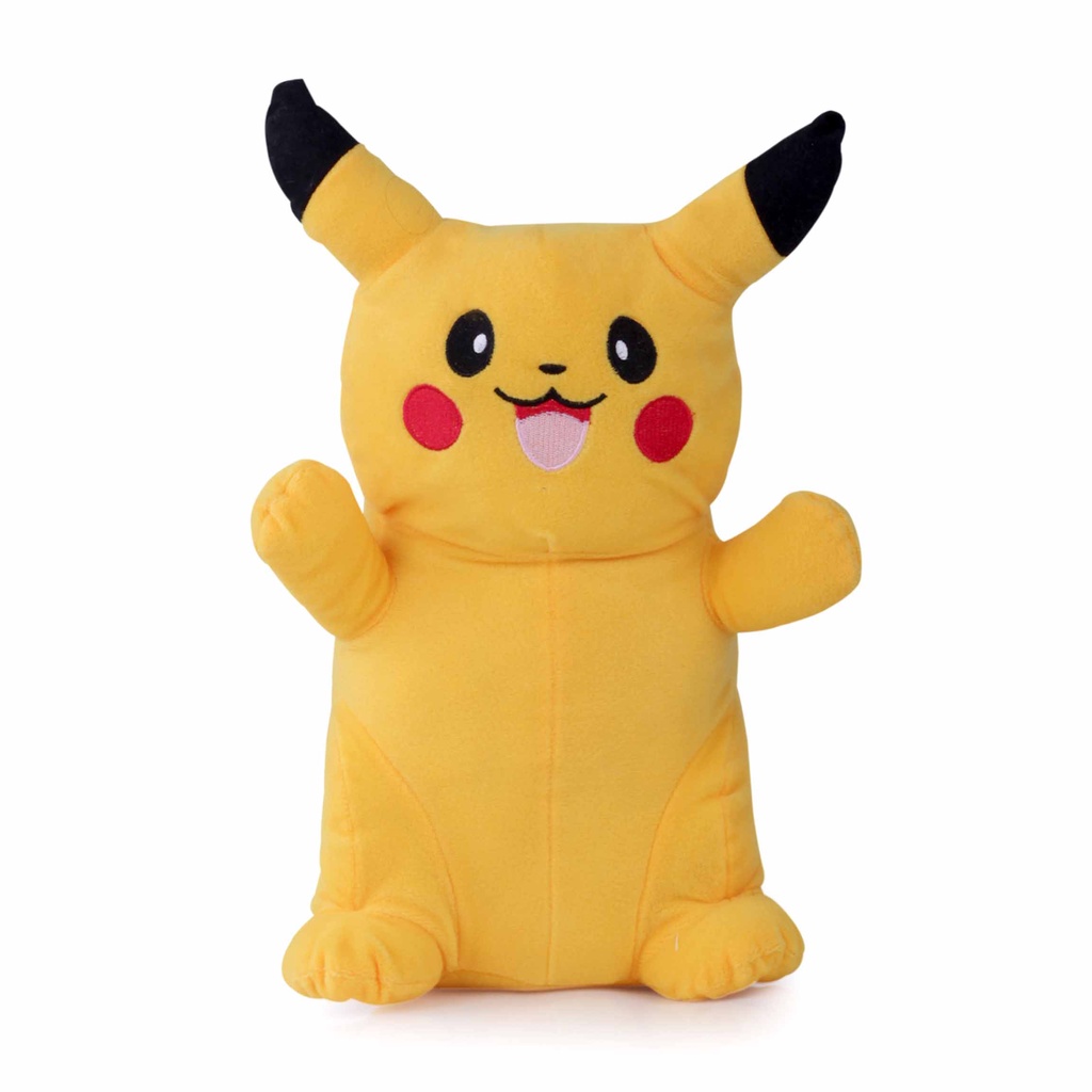 Boneka Pokemon Pikachu Size 45 cm Bahan Velboa Isi Dacron Silicon Warna Kuning