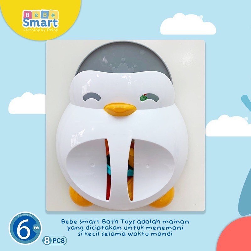 BUBBLY PENGUIN BATH TOYS BEBE SMART