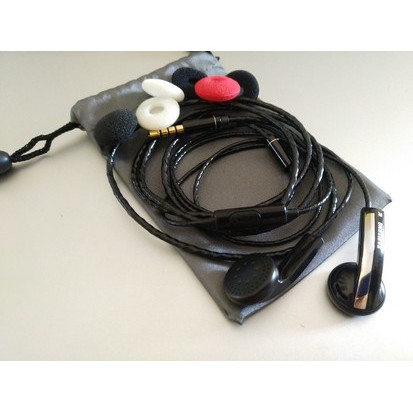 DIY Sennheiser MX760 Black + MIC SuperBass earphone headset earbud