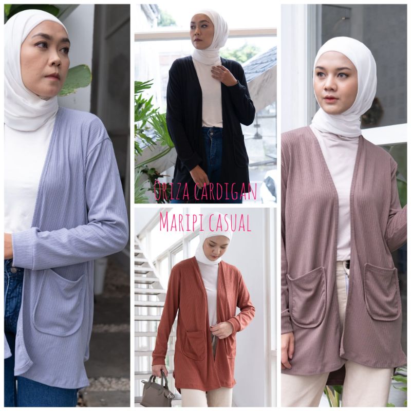 Oriza cardigan outer maripi casual