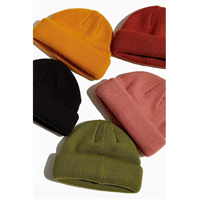 TOPI KUPLUK / BEANIE HAT SHORT REMAJA DEWASA LAKI PEREMPUAN RAJUT KOREAN LOOK / AMERICAN LOOK KUALITAS PREMIUM