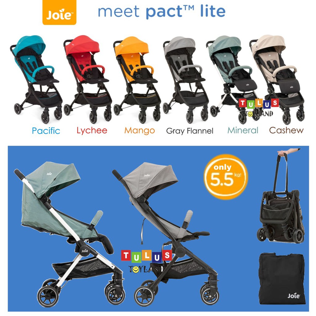 Joie Pact Lite Stroller traveling ringan lipat ringkas kereta dorong anak Pack Travelling Bayi