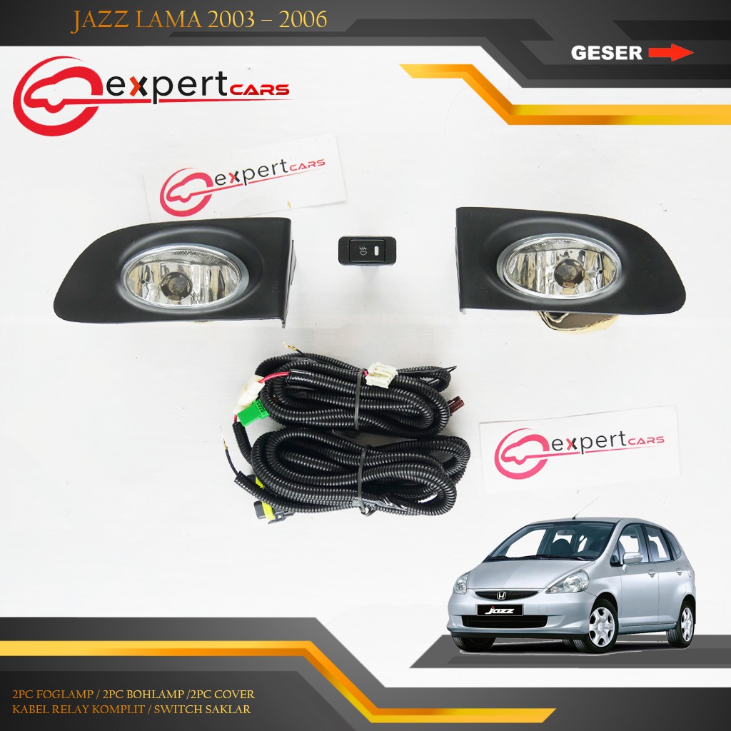 FOGLAMP LAMPU KABUT HONDA JAZZ LAMA 2003 2004 2005 2006