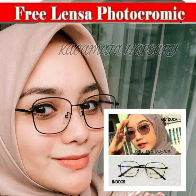 kacamata photocromic antiradiasi minus/silinder