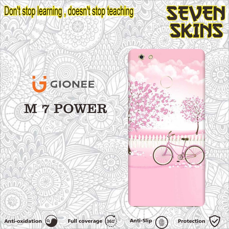SKIN HANDPHONE DAPAT 2 PCS  GIONEE M 7 POWER SEPEDAA