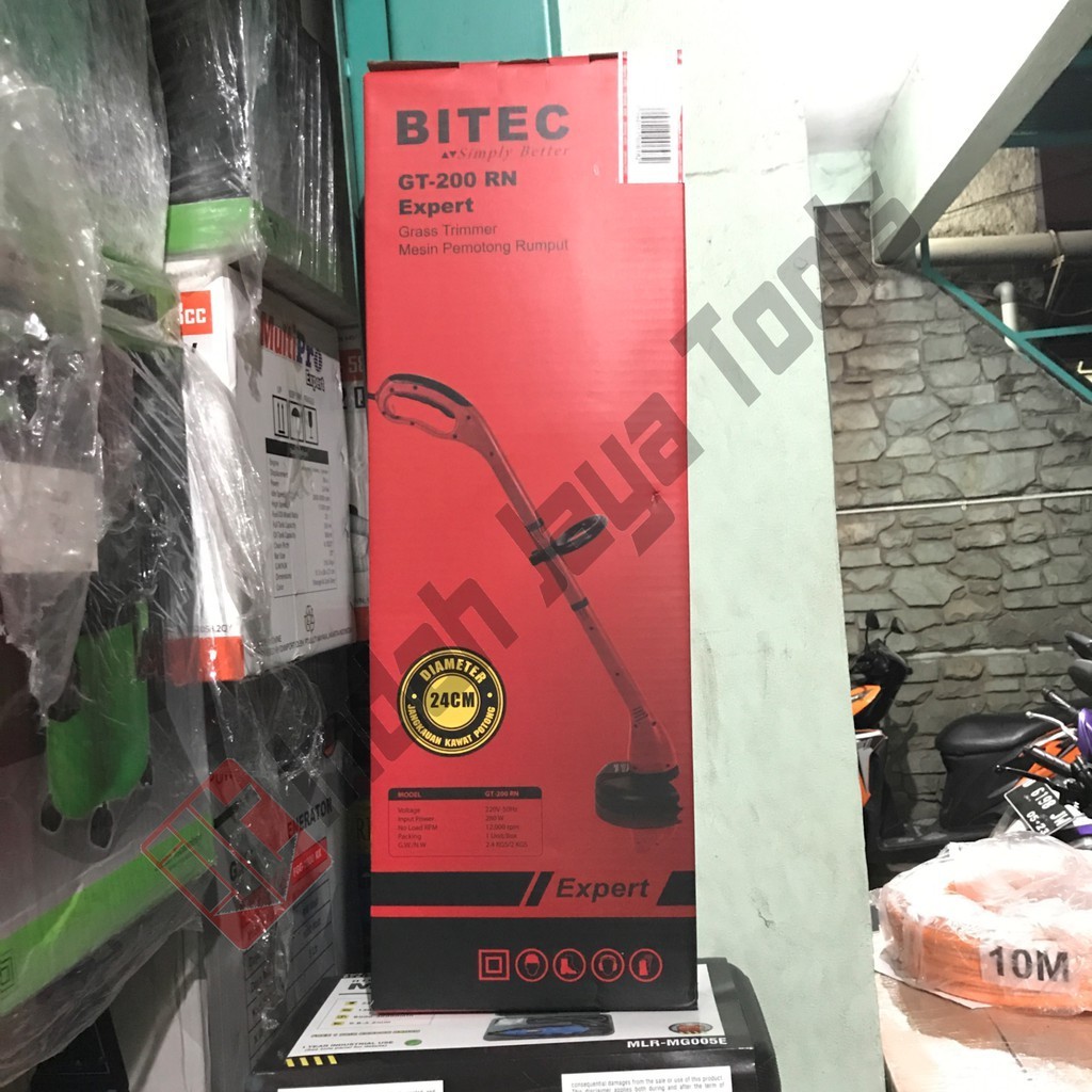 BITEC GT-200 RN Grass Trimmer - Mesin Pemotong Rumput Senar Potong