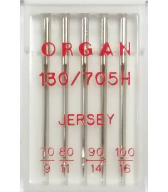 Organ Needles Jersey - Jarum Mesin Jahit untuk Bahan Jersey