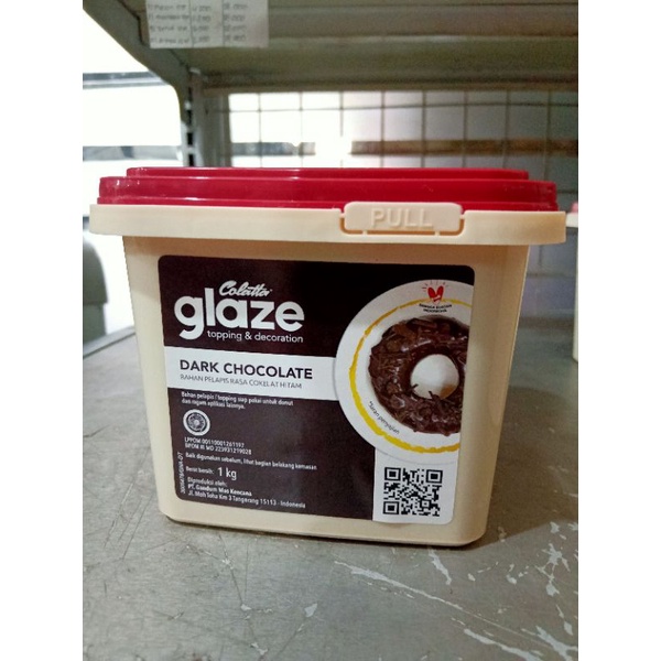 

COLATTA GLAZE DARK CHOCOLATE BAHAN PELAPIS RASA COKELAT HITAM 1KG UNTUK TOPPING DAN DECORATION