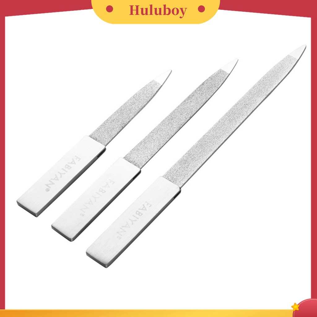 Huluboy Huluboy♡ Alat Kikir Kuku Dua Sisi Bahan Stainless Steel