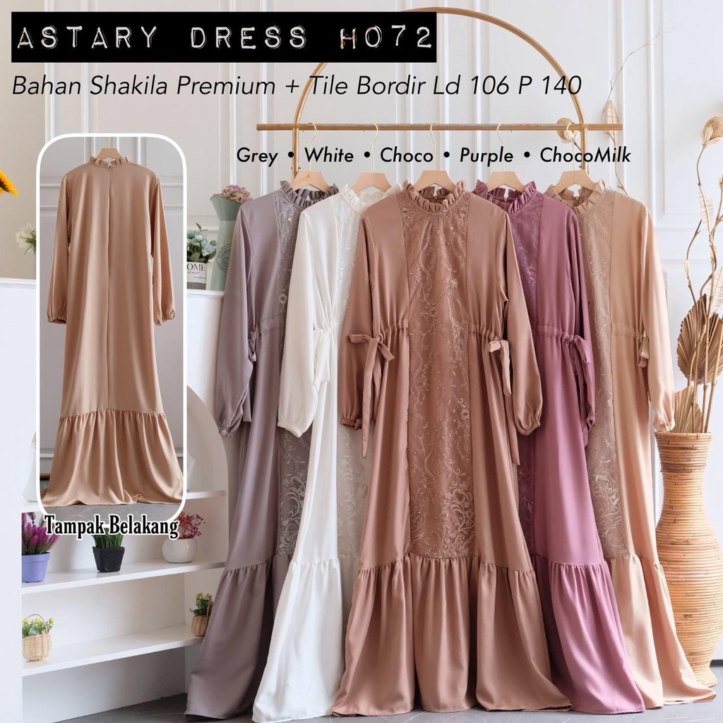 ASTARY DRESS / DRESS PESTA / DRESS KONDANGAN / SERAGAMAN