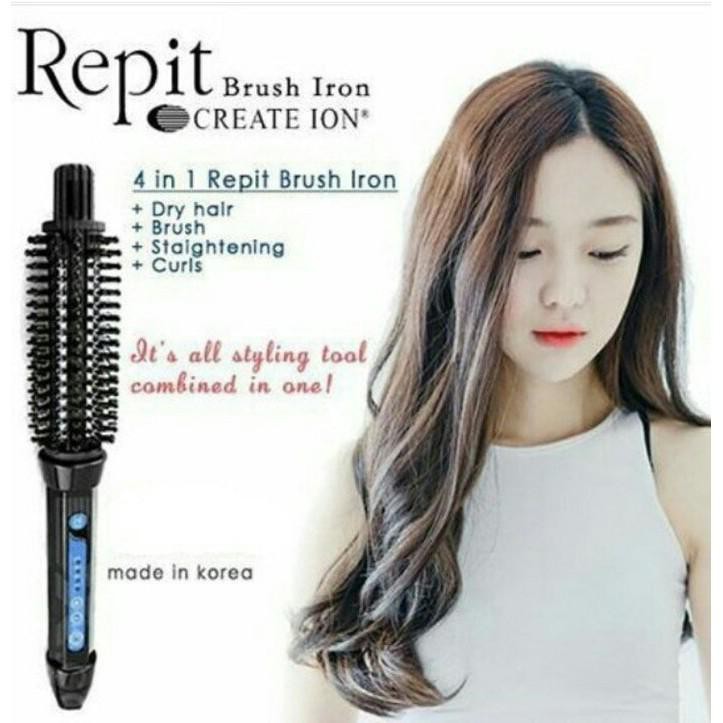 Repit Brush Iron/Repit Brush Iron Untuk Blow Dan Stylish Rambut(Repit) Elram-03