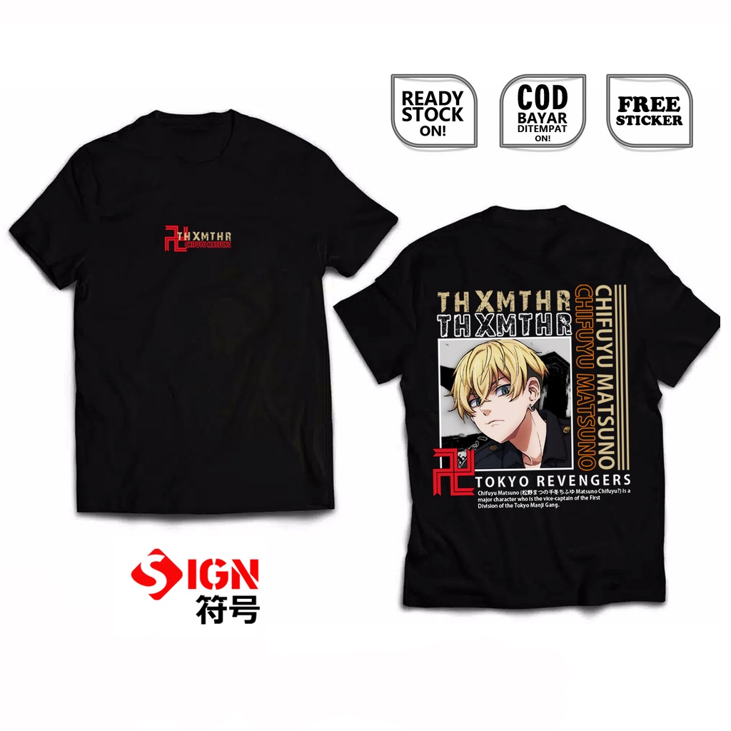 KAOS CHIFUYU MATSUNO ANIME MANGA TOKYO REVENGERS TOKYO MANJI BAJU JEPANG COSPLAY JEJEPANGAN JAPAN SC