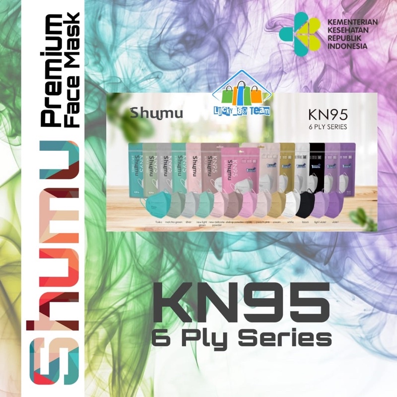 Masker KN95 Shumu 6 Ply Kemenkes Medical Masker Medis KN95 Premium