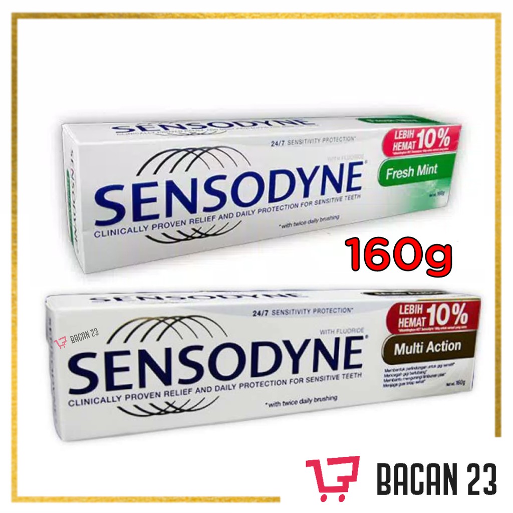 Sensodyne Pasta Gigi (160gr) ( Multi Action - Fresh Mint ) / Odol / Bacan 23 - Bacan23