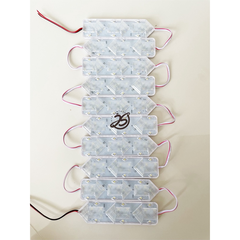 LED 3 MATA PANAH RGB 12V &amp; 24V (1 BUAH) LED 3 PANAH STROBO LED MODUL 3 PANAH VARIASI MOBIL TRUK MOTOR