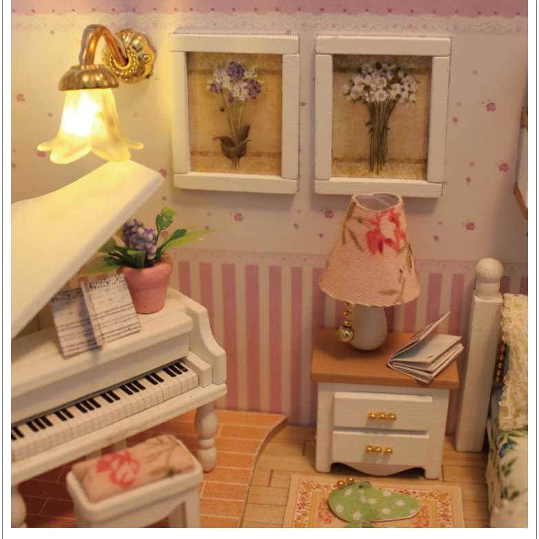 TG-MA Sylvanian Cute Room Miniatur Rumah Boneka 3D DIY 1:24 Cover - M026