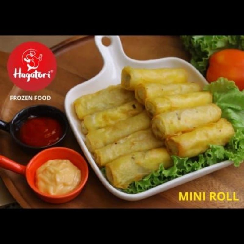 hagatori mini roll isi daging ikan tengiri giling isi 10 pcs,wajib hojek/grab