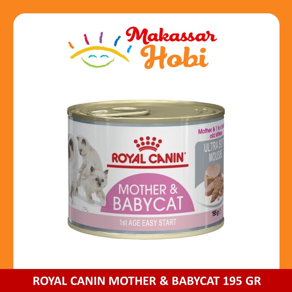 Royal Canin MOTHER &amp; BABYCAT 195gr Makanan Basah Kucing Hamil Menyusui