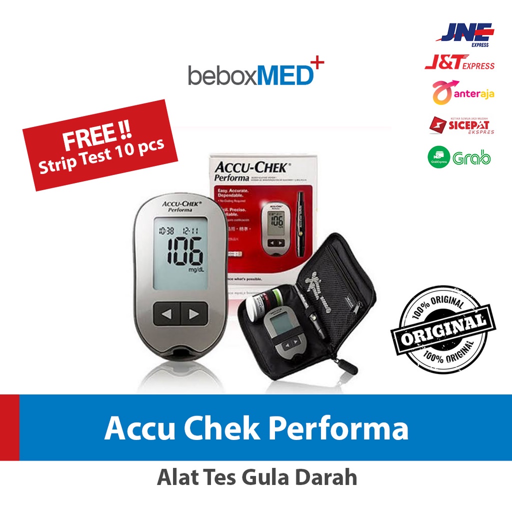 Accu Chek Performa Meter - Alat Tes Gula Darah