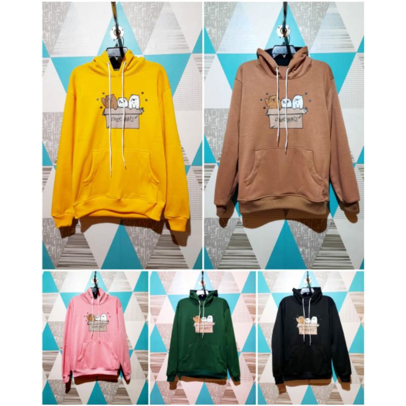 Sweater Hoodie Free Bears ll Jaket Hoodie Free Bears Pria-Wanita