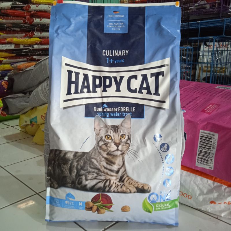 GOJEK HAPPY CAT SPRINGWATER TROUT MAKANAN KUCING DEWASA 10KG