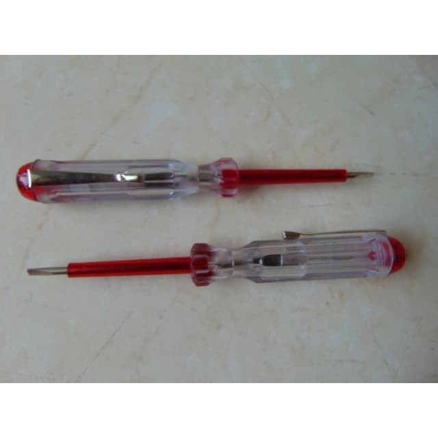 Obeng Test Pen Merah HCE Obeng Tespen Murah Berkualitas