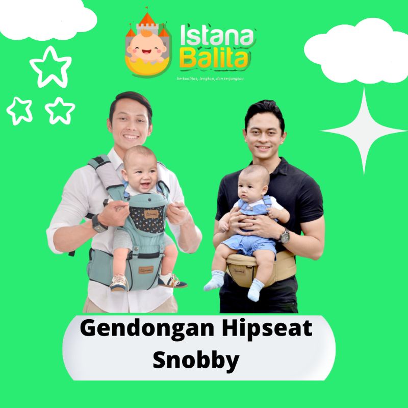 [Gendongan Depan] Snobby Gendongan Hipseat Almond Series 3 in 1 TPG4141