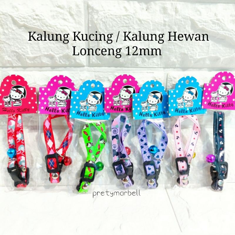 Kalung Kucing Motif Cute Lucu Murah / Aksesoris Hewan / Pet