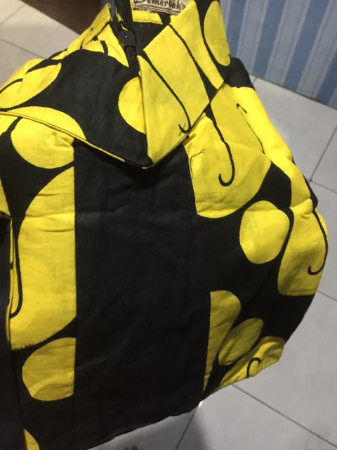 Tunic Santika Parang Kombi Tunic Batik Cewek Tunik Batik Wanita Seragam Batik Kerja Solo Modern