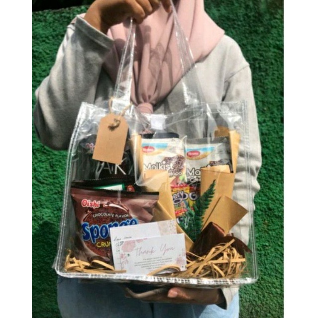 

Tas Hampers / Tas Hantaran / Tas Parcel Bahan TEBAL 30*10*30 full L