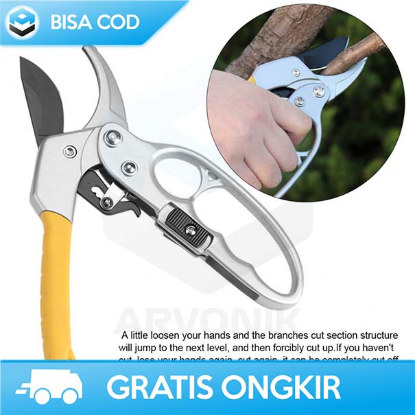 GUNTING BATANG RANTING TANAMAN KNIFEZER GARDEN PRUNING SHEAR BAJA ORI