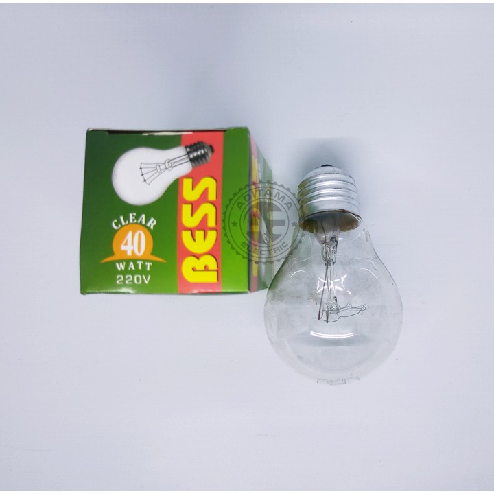 LAMPU BOHLAM BESS 40 WATT 40W / LAMPU PIJAR BESS 40W 40WATT