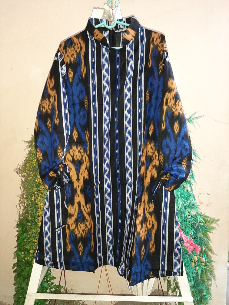 Murah Terlaris Serut Genes Jelita Tunic Navbor Yelbor Whitbor Creambor Tunik Batik