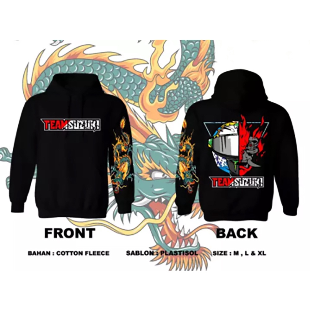 SWEATER PRIA HODIE SUNMORI TEAM SUZUKI JEPANG