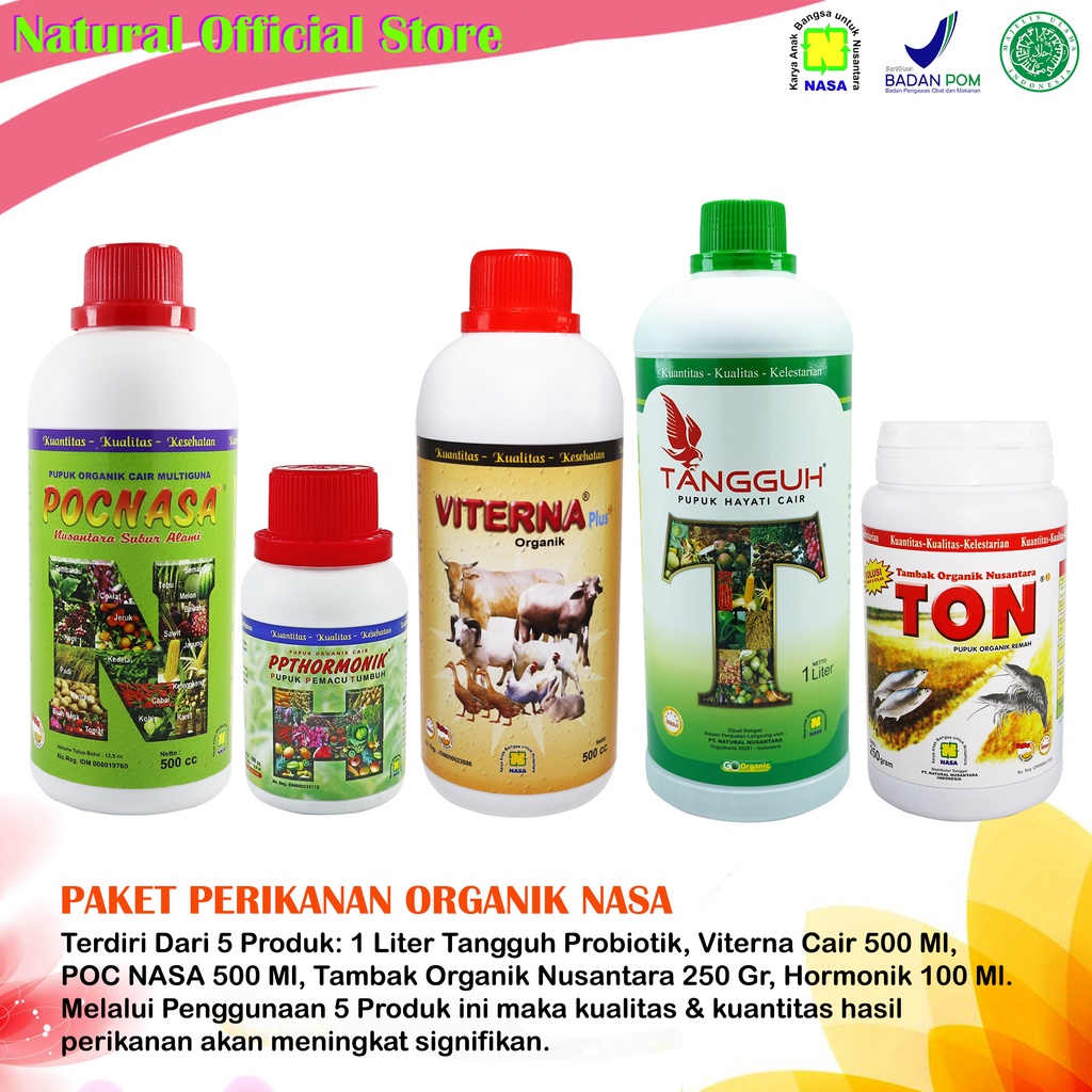 PAKET PERIKANAN ORGANIK NASA